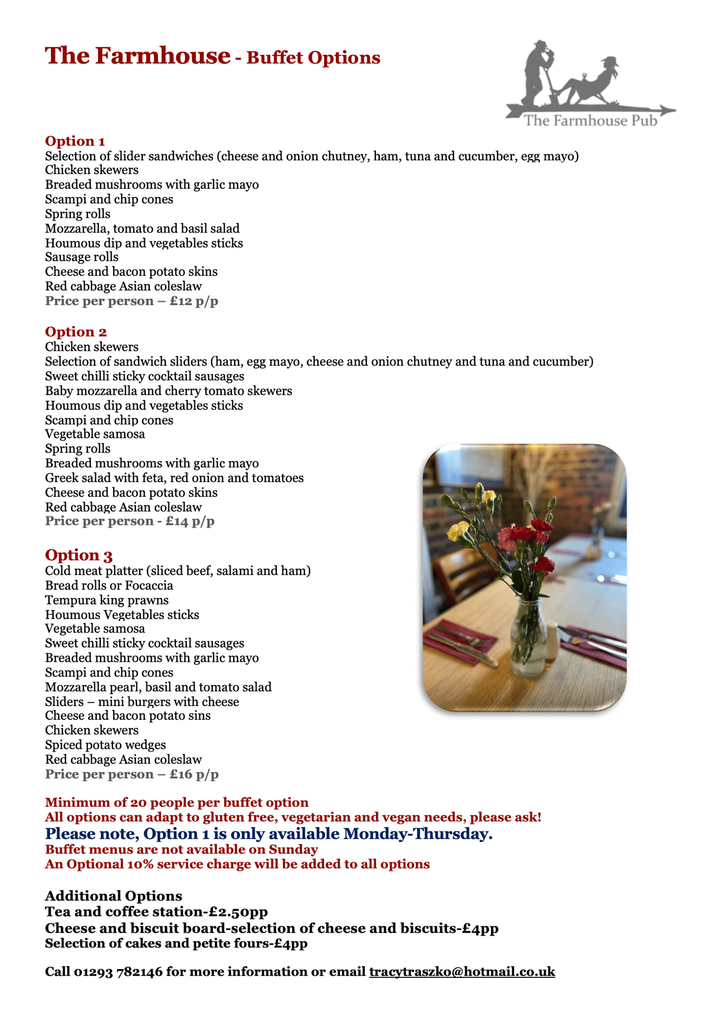 Buffet Options Image Buffet Options Image
