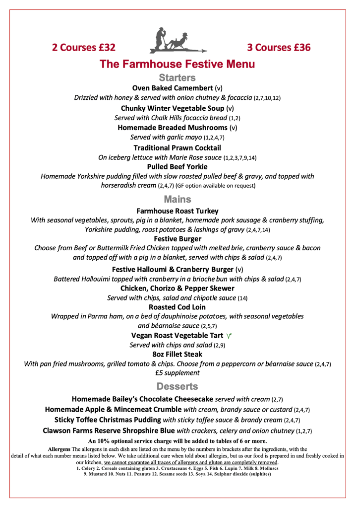 Christmas Menu 1